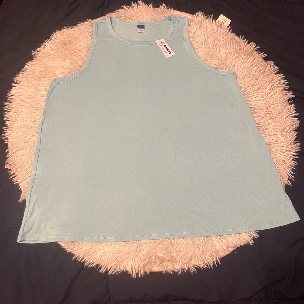 Women's Light Blue Tank Top Old Navy